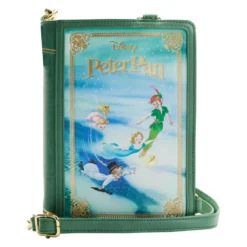 LOUNGEFLY Peter Pan Book Convertible Backpack