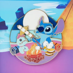 LOUNGEFLY Stitch Camping Cuties 3" Collector Box Pin -Animation Bag Store 0e8720abb5066c492ec2ef4df72e9bf6