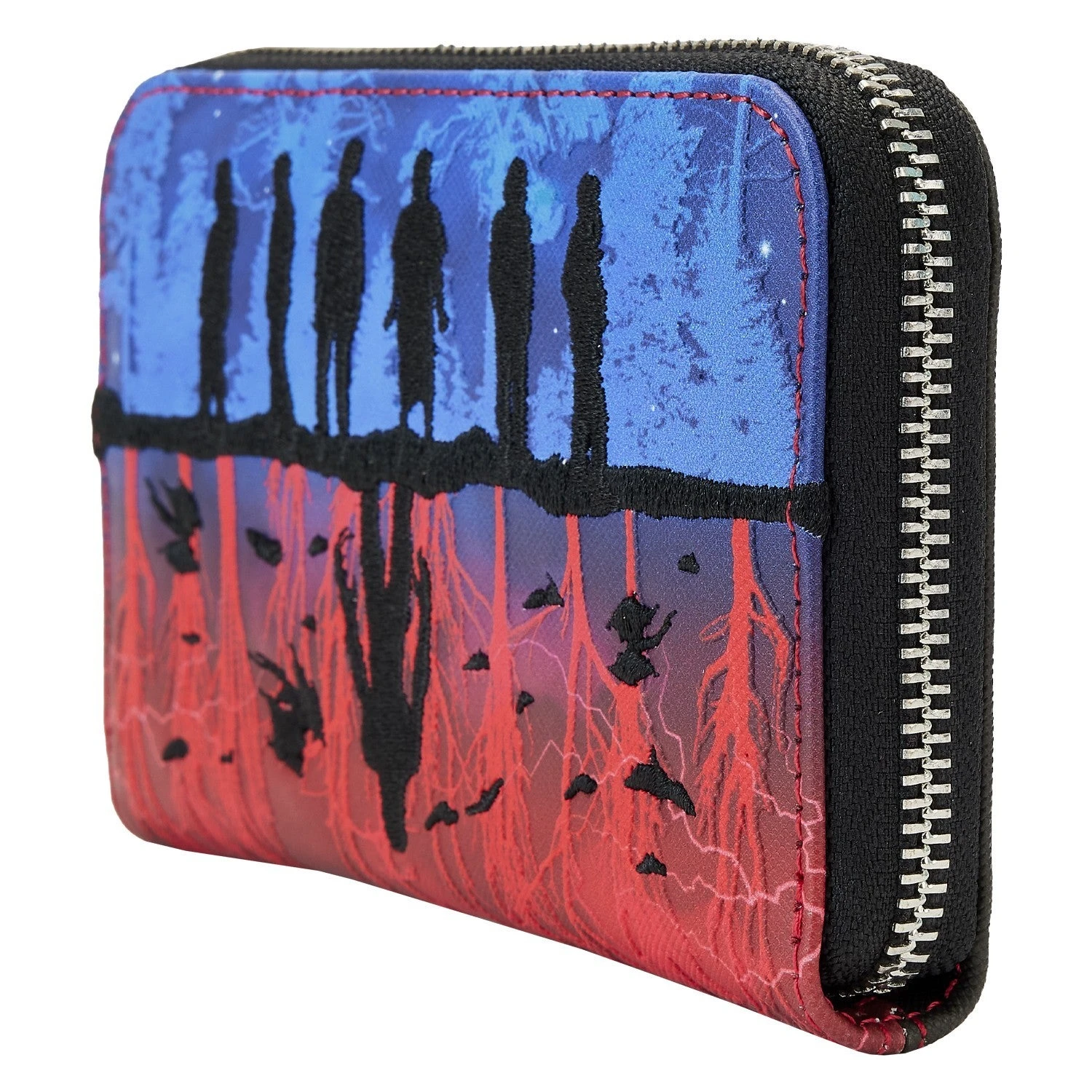 LOUNGEFLY Stranger Things Upside Down Shadows Zip-Around Wallet 4 LOUNGEFLY Stranger Things Upside Down Shadows Zip-Around Wallet - Image 2