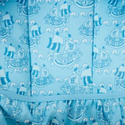 LOUNGEFLY One Piece 25th Anniversary Straw Hat Pirates All-Over Print Nylon Full-Size Backpack -Animation Bag Store 175f9b167d0d3eab7fe38d92b7777643