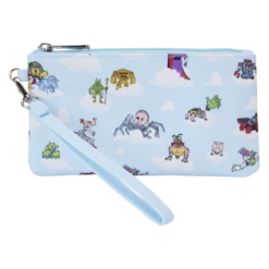LOUNGEFLY Toy Story Movie Collab All-Over Print Nylon Zipper Pouch Wristlet