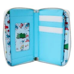 LOUNGEFLY The Smurfs Smurfette Cosplay Zip Around Wallet -Animation Bag Store 1e72517ab2a53d622ce33596fadd3118