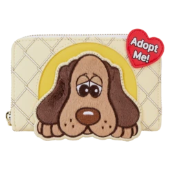LOUNGEFLY Pound Puppies 40th Anniversary Plush Zip Around Wallet