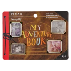 LOUNGEFLY Up 15th Anniversary Adventure Book Photos 4-Piece Pin Set