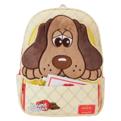 LOUNGEFLY Pound Puppies 40th Anniversary Plush Mini Backpack With Card Holder