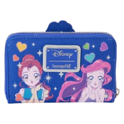 LOUNGEFLY Princess Manga Style Zip Around Wallet -Animation Bag Store 28932ad236bf59336c32139883bc35c8