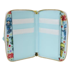 LOUNGEFLY Rainbow Brite Color Castle Zip Around Wallet -Animation Bag Store 2b93edb10fa343d68bf7bf19a340bbc2