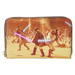 LOUNGEFLY Star Wars: Episode II – Attack Of The Clones Scene Zip Around Wallet