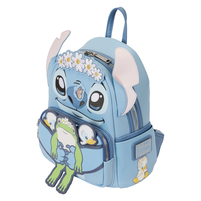 LOUNGEFLY Stitch Springtime Daisy Cosplay Mini Backpack 7 LOUNGEFLY Stitch Springtime Daisy Cosplay Mini Backpack - Image 5