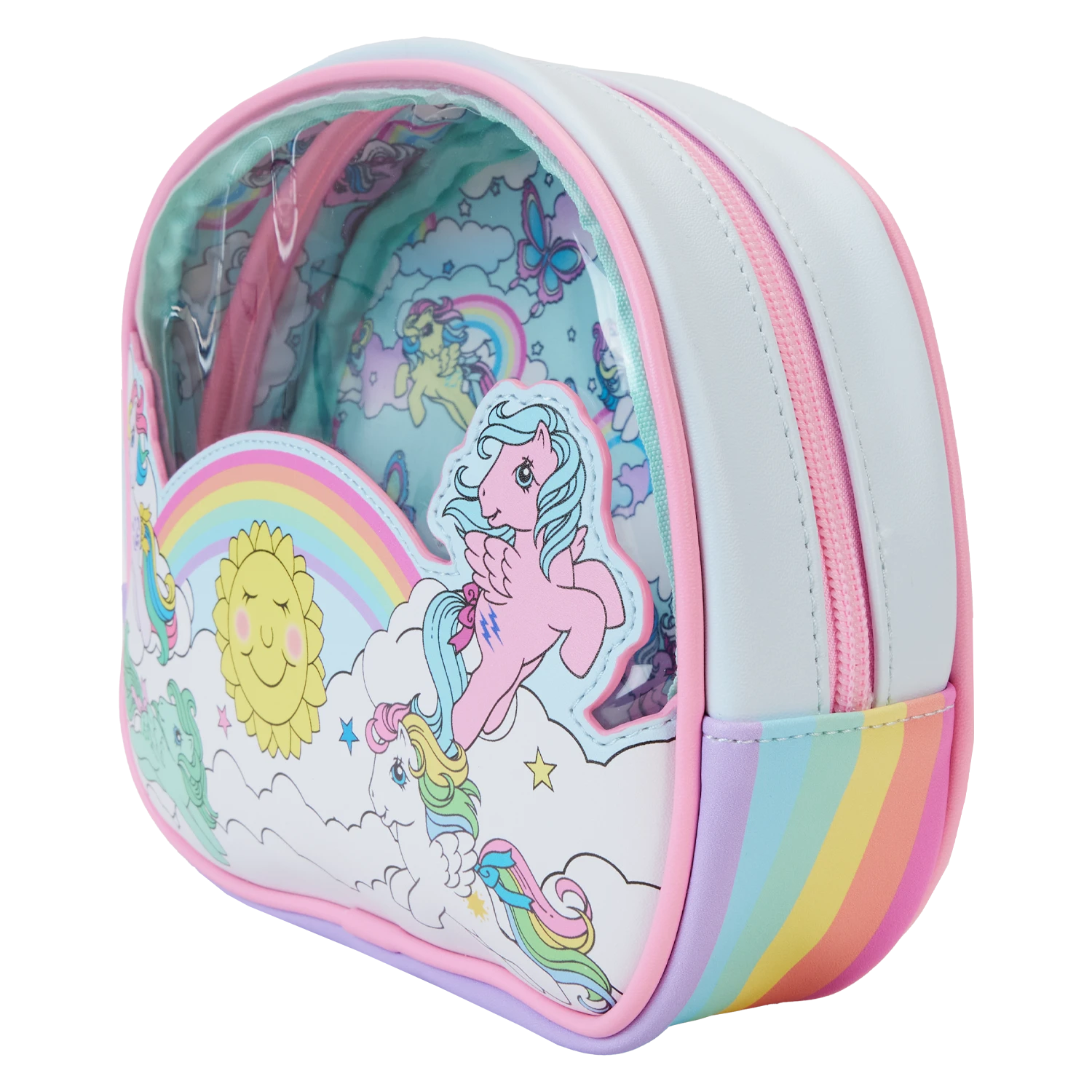 LOUNGEFLY My Little Pony Sky Scene 3-Piece Cosmetic Bag Set 5 LOUNGEFLY My Little Pony Sky Scene 3-Piece Cosmetic Bag Set - Image 3