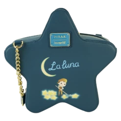 LOUNGEFLY La Luna Star Shaped Figural Light Up Crossbody Bag -Animation Bag Store 311daa936bc2317d3e561724676eba74