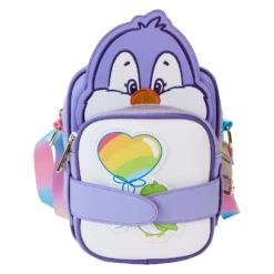 LOUNGEFLY Care Bear Cousins Cozy Heart Penguin Crossbuddies Cosplay Crossbody Bag With Coin Bag