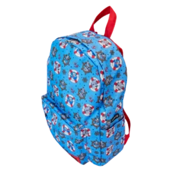 LOUNGEFLY Donald Duck 90th Anniversary All-Over Print Nylon Full-Size Backpack -Animation Bag Store 31f735d55fc514370dc83564741644f3