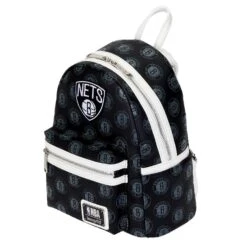 Loungefly NBA Brooklyn Nets Debossed Logo Mini Backpack -Animation Bag Store 32sw5V145V6NyO8LpGUywxZv69oajYOQGXBm2O7n