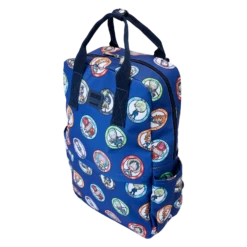 LOUNGEFLY One Piece 25th Anniversary Straw Hat Pirates All-Over Print Nylon Full-Size Backpack -Animation Bag Store 33e71f8900fa14200fce2281bdbfc7ae