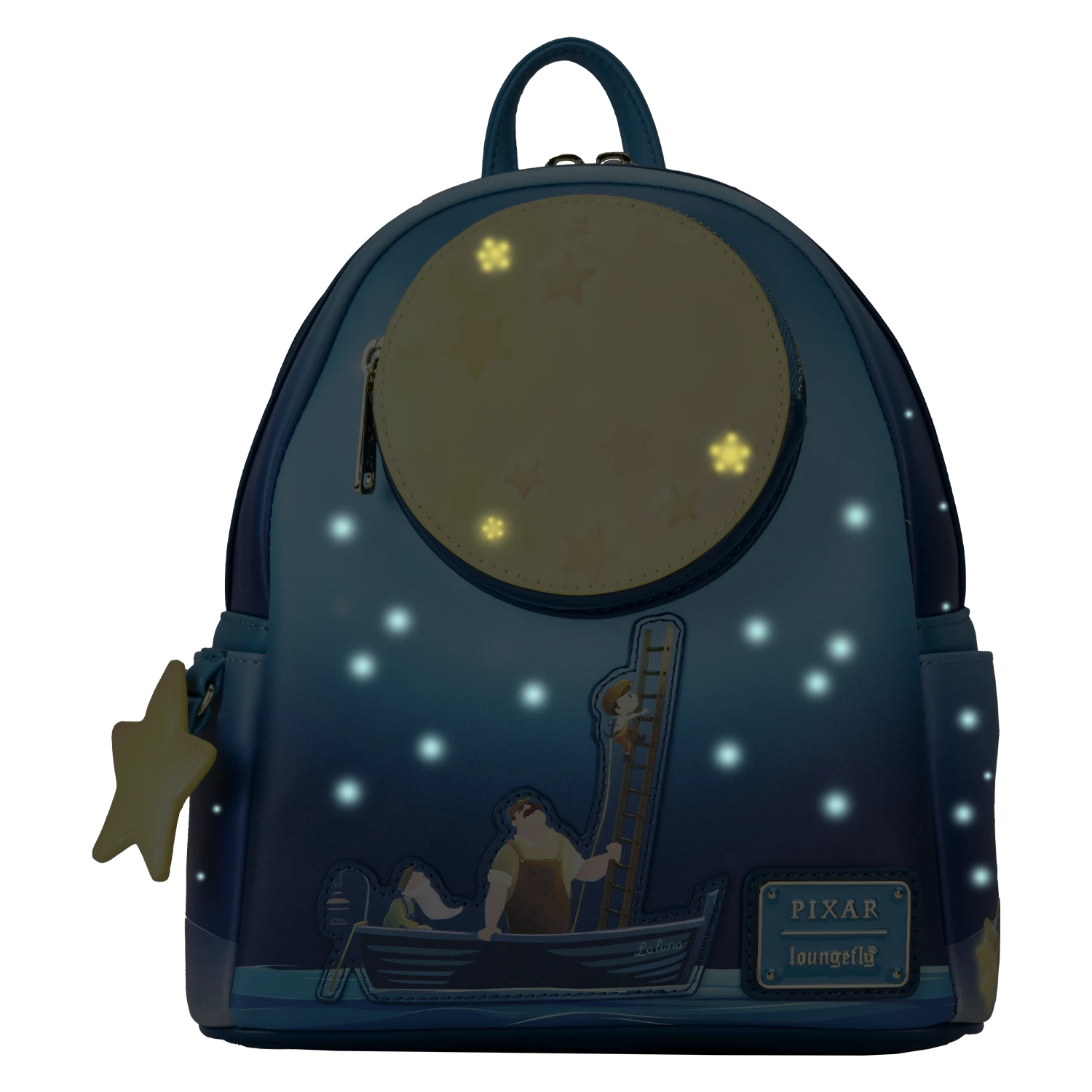 LOUNGEFLY La Luna Moon Light Up Mini Backpack 4 LOUNGEFLY La Luna Moon Light Up Mini Backpack - Image 2