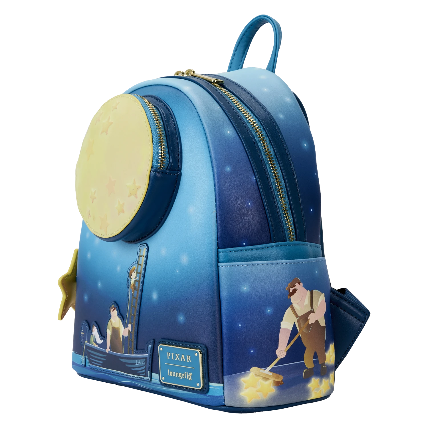 LOUNGEFLY La Luna Moon Light Up Mini Backpack 5 LOUNGEFLY La Luna Moon Light Up Mini Backpack - Image 3