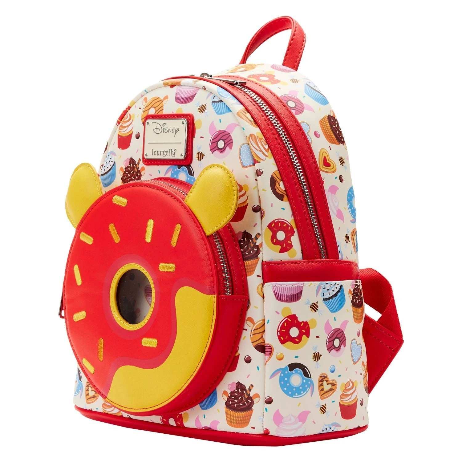 LOUNGEFLY Winnie The Pooh Sweets Poohnut Pocket Mini Backpack 5 LOUNGEFLY Winnie The Pooh Sweets Poohnut Pocket Mini Backpack - Image 3