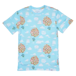 LOUNGEFLY Up 15th Anniversary Balloon House All-Over Print Unisex Tee