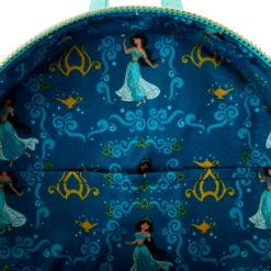 LOUNGEFLY Aladdin Princess Series Lenticular Mini Backpack -Animation Bag Store 41effc8084797672aa4268fb5f03f364