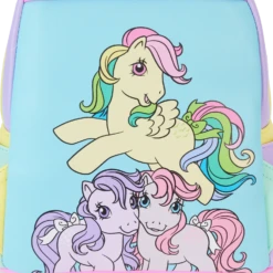 LOUNGEFLY My Little Pony Color Block Mini Backpack -Animation Bag Store 4704db5d4ed695f446d51b953cc72dc0