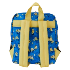 LOUNGEFLY Despicable Me Minions All-Over Print Nylon Square Mini Backpack -Animation Bag Store 49f075573302479a089528a6ee49e215