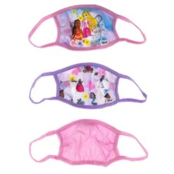 Bioworld Princess Youth Face Covers 3 Pack
