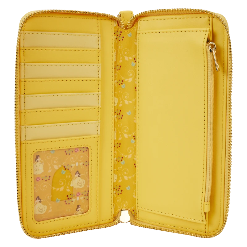 LOUNGEFLY Beauty And The Beast Princess Series Lenticular Zip Around Wristlet Wallet 6 LOUNGEFLY Beauty And The Beast Princess Series Lenticular Zip Around Wristlet Wallet - Image 4