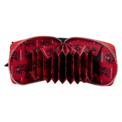 LOUNGEFLY The Phantom Menace 25th Anniversary Darth Maul Glow Accordion Zip Around Wallet -Animation Bag Store 59da7e35e16304d979dbe4a35cac7536