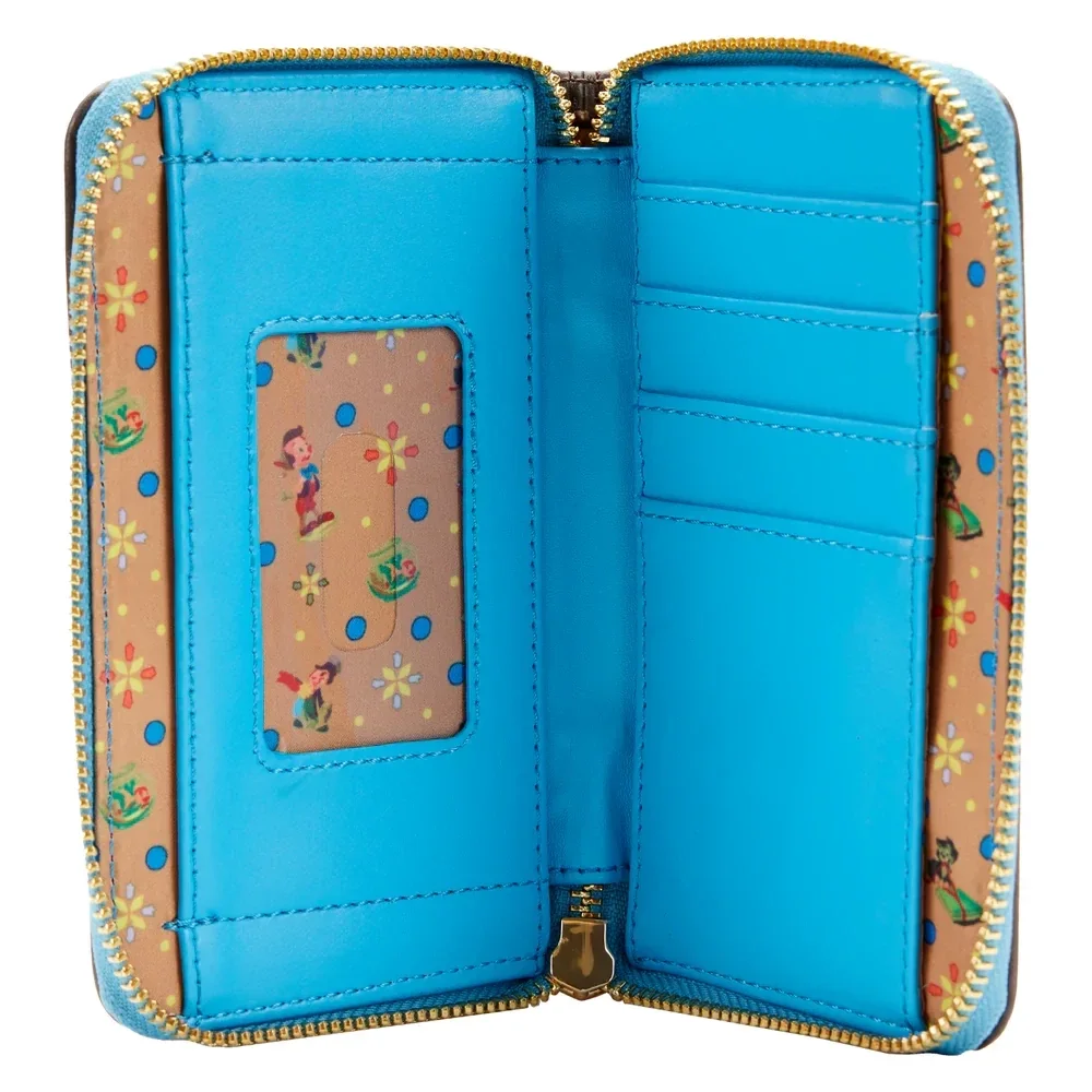 LOUNGEFLY Pinocchio Book Zip Around Wallet 6 LOUNGEFLY Pinocchio Book Zip Around Wallet - Image 4