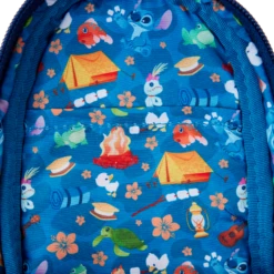 LOUNGEFLY Stitch Camping Cuties Stationery Mini Backpack Pencil Case -Animation Bag Store 5b8f9be9607caa0e975fb0ed66fb8d16