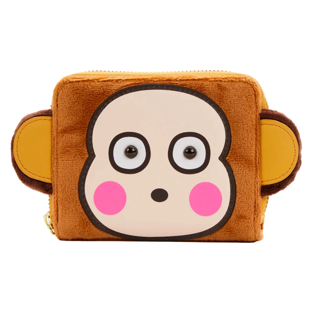 LOUNGEFLY Sanrio Monkichi Cosplay Zip Around Wallet 3 LOUNGEFLY Sanrio Monkichi Cosplay Zip Around Wallet
