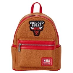 LOUNGEFLY NBA Chicago Bulls Basketball Mini Backpack