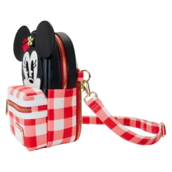 LOUNGEFLY Minnie Mouse Picnic Blanket Cup Holder Crossbody Bag -Animation Bag Store 666aae7f48a735dee812ca174d672188
