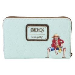 LOUNGEFLY One Piece 25th Anniversary Straw Hat Pirates Zip Around Wallet -Animation Bag Store 673024152afd718e527a921d31461e32