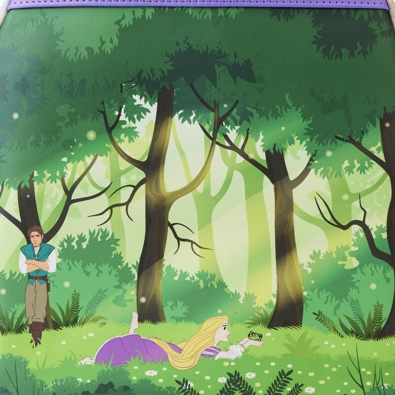 LOUNGEFLY Tangled Rapunzel Swinging From The Tower Mini Backpack 9 LOUNGEFLY Tangled Rapunzel Swinging From The Tower Mini Backpack - Image 7