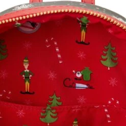 LOUNGEFLY Elf Clausometer Light Up Mini Backpack -Animation Bag Store 6Vr3BirWBOp3ZdaxFjjPgPSWxKewY3hp94TT0uoo