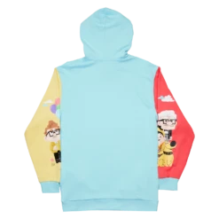 LOUNGEFLY Up 15th Anniversary Color Block Unisex Hoodie 10 LOUNGEFLY Up 15th Anniversary Color Block Unisex Hoodie -Animation Bag Store 6b99f4dc6c1e3d78af9ce418a9dc320d