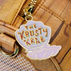 LOUNGEFLY SpongeBob SquarePants 25th Anniversary Krusty Krab Figural Crossbody Bag -Animation Bag Store 6bc910a21cab1f23748d9e25577a7b4a