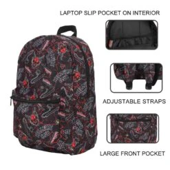 Bioworld Stranger Things Hellfire Club AOP Laptop Backpack -Animation Bag Store 6w5xbj2Vg4dVduChIKaBHok4ajJ67UD90vr946eM