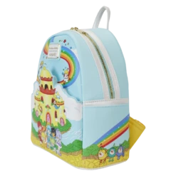 LOUNGEFLY Rainbow Brite Color Castle Mini Backpack -Animation Bag Store 728da0910d6621f9632ab0d7aac7f519