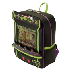 LOUNGEFLY Teenage Mutant Ninja Turtles 40th Anniversary Vintage Arcade Lenticular Glow Mini Backpack -Animation Bag Store 72ecf9fac3d5a53d539a3f5c59dde3f1