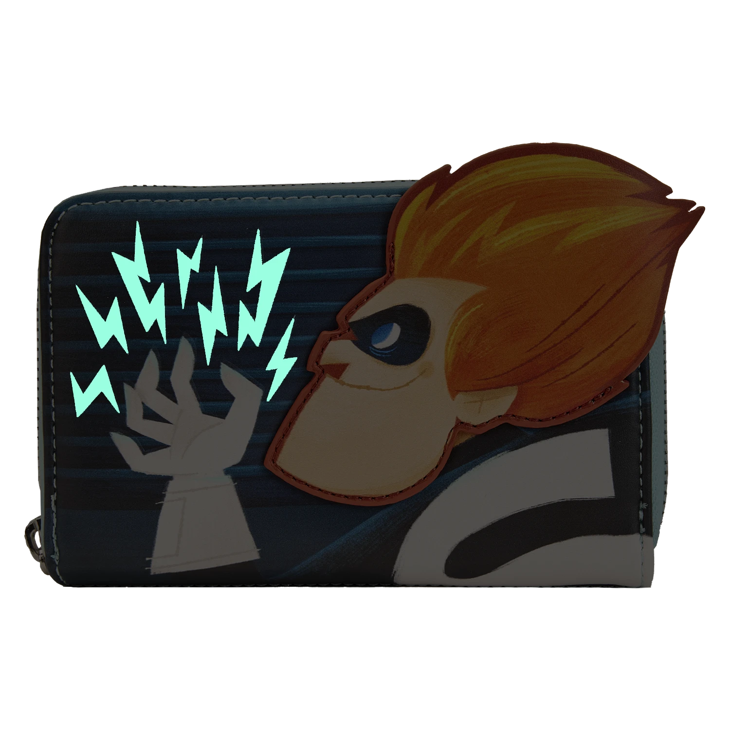 LOUNGEFLY The Incredibles Syndrome Glow Zip Around Wallet 4 LOUNGEFLY The Incredibles Syndrome Glow Zip Around Wallet - Image 2