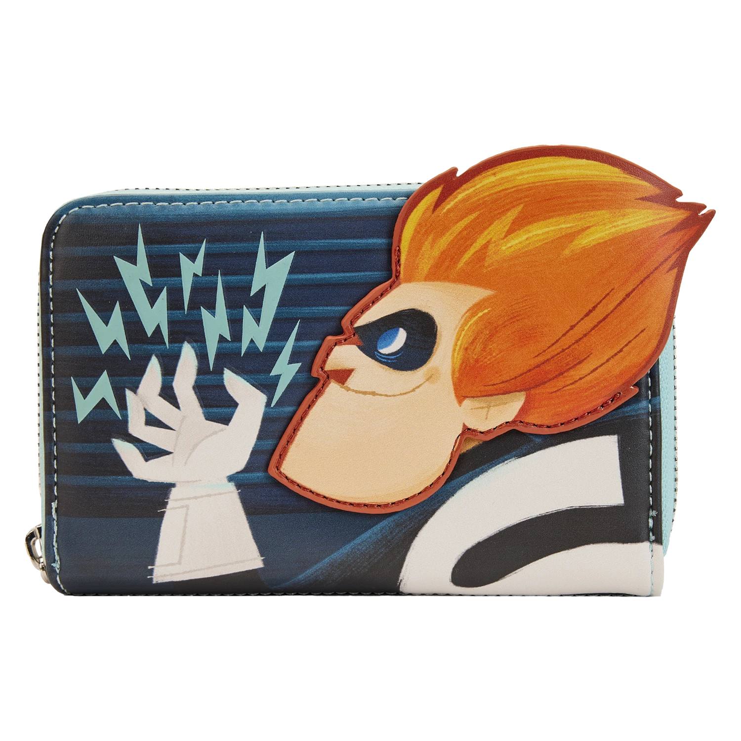 LOUNGEFLY The Incredibles Syndrome Glow Zip Around Wallet 3 LOUNGEFLY The Incredibles Syndrome Glow Zip Around Wallet