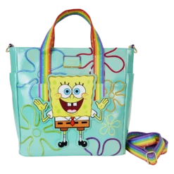 LOUNGEFLY SpongeBob SquarePants 25th Anniversary Imagination Convertible Backpack & Tote Bag