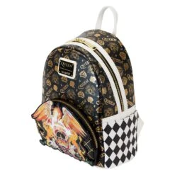 LOUNGEFLY Queen Crest Logo Mini Backpack -Animation Bag Store 8bac100ef074cd23c0a1928dfd93efe2