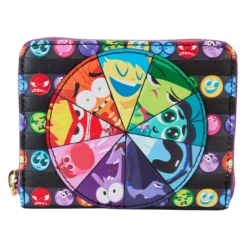 LOUNGEFLY Inside Out 2 Core Memories Zip Around Wallet