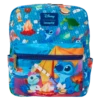 LOUNGEFLY Stitch Camping Cuties All-Over Print Nylon Square Mini Backpack 1 LOUNGEFLY Stitch Camping Cuties All-Over Print Nylon Square Mini Backpack -Animation Bag Store 8ee80916907d11970394f3e9a0f59ccb