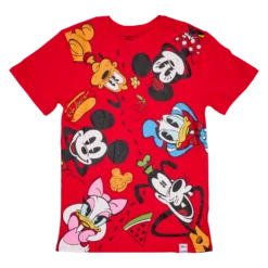 LOUNGEFLY Mickey & Friends Picnic Unisex Tee