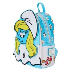 LOUNGEFLY The Smurfs Smurfette Cosplay Mini Backpack -Animation Bag Store 966ee8fdccc2b8fe67ee706abfdafee1